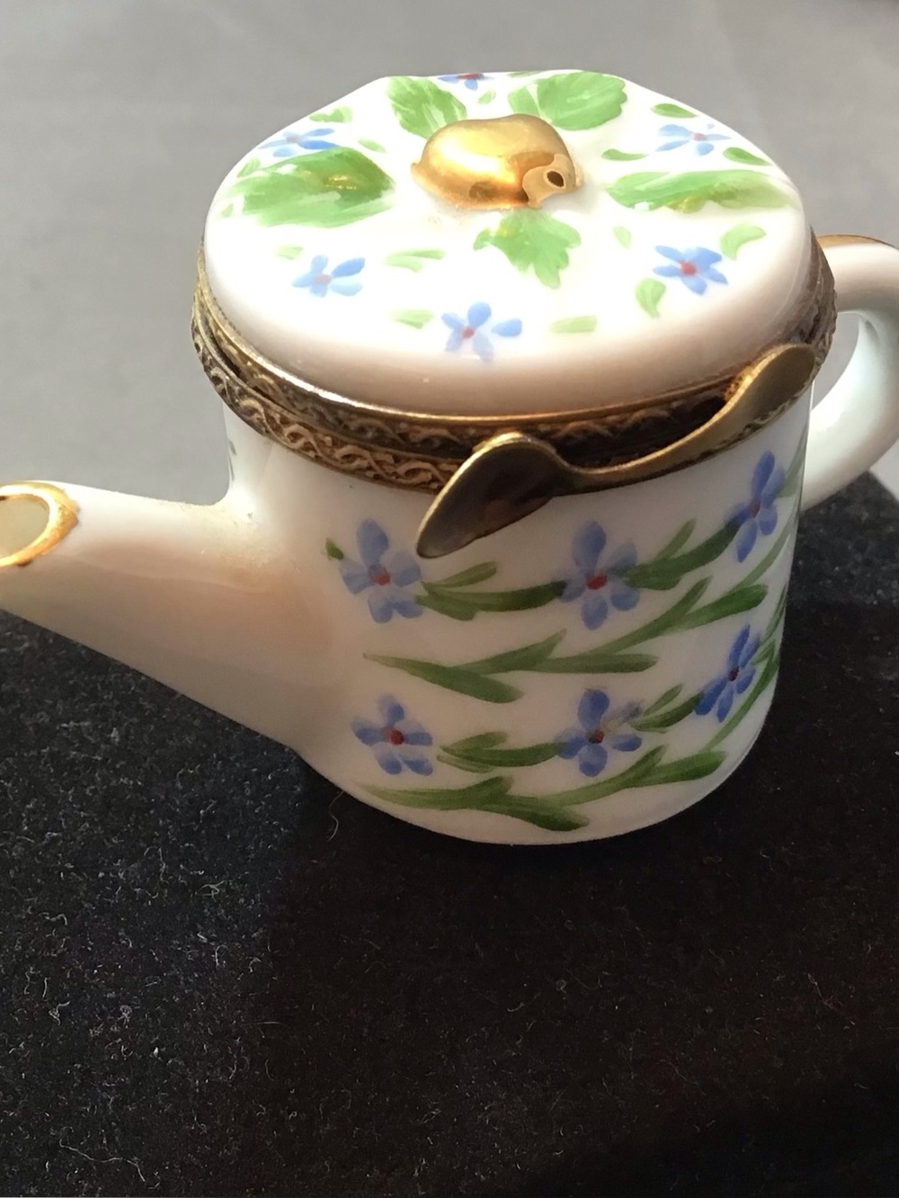 Limoges France Teapot Trinket Box